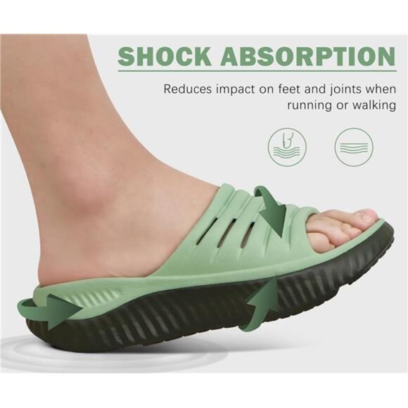 Womens Recovery Sandals With Comfortable Plantar Fasciitis - Picture 6 of 7